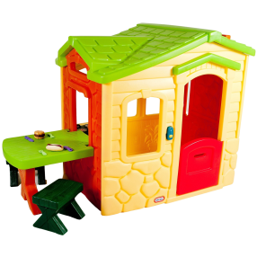 Little Tikes Domek s piknikovým stolem Natural